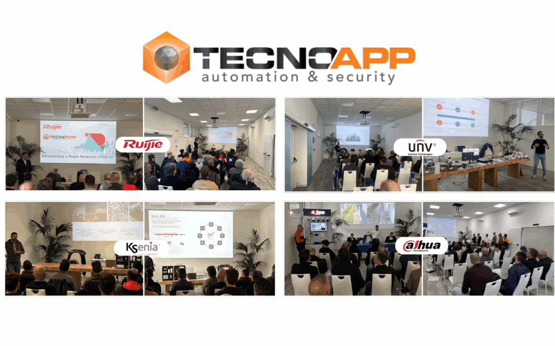 Il 2025 inizia con quattro corsi Tecnoapp Academy sulla SICUREZZA.